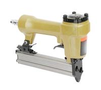 KUIDAMOS Pistolet à Clous Pneumatique Longue Durée de Vie Force Forte pour Fixation de Décoration pour Portes et Fenêtres Combinées D'armoires de Menuiserie 100 Pièces Cloueur à Air Longueur 10-25 Mm