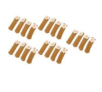 KUIDAMOS Protecteurs de Sol pour Pieds de Chaise, 20 Pièces, Capuchons Hautement élastiques pour Sols en Bois Dur, Protègent Les Meubles et Réduisent Le Bruit avec Un Design épais (Petite Fleur
