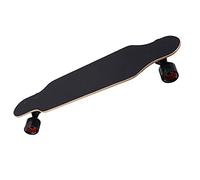 KUIDAMOS PUENTE Longboard Professionnel à Motif Extraterrestre, à Quatre Roues en érable à Haute Charge pour Adultes, Haute élasticité et Absorption des Chocs pour la Conduite de Rue, érable + Alliage