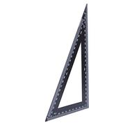 KUIDAMOS Règle à Angle Droit en Acier Durable avec échelle Claire pour la Mesure du Travail du Bois, Longue Durée de Vie, pour les Amateurs de Bricolage, Noir 200 X 400 Mm (120 * 300mm)