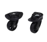 KUIDAMOS Roues de Valise Universelles Silencieuses, roulettes de Remplacement Silencieuses pour Accessoires de Bricolage, Noires, pour la Plupart des Valises