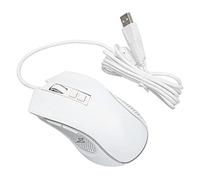 KUIDAMOS Souris de Jeu USB 2.0 RVB Rétroéclairée, Design Ergonomique, Capteur Optique, Souris D'ordinateur Portable pour Jeu, Bureau, Maison, 4 DPI Réglables, D'ordinateur pour Joueur sur PC (Blanc)