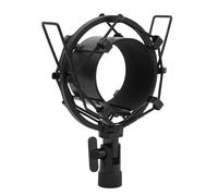 KUIDAMOS Support de Microphone Anti-choc, Support de Clip Réglable Anti-Vibration pour Micros de Studio 55-65mm en Alliage D'aluminium
