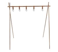 KUIDAMOS Support Suspendu de Camping Léger en Plein Air, Trépied en Alliage D'aluminium Durable pour Barbecue, Pique-nique