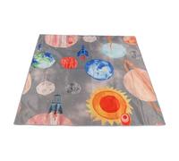 KUIDAMOS Tapis de Chaise Haute Imperméable et Antidérapant, Tapis Anti-éclaboussures pour les Repas de bébé, 51,2 X 51,2 Pouces, de Marche D'apprentissage pour une Utilisation Intérieure et Extérieure