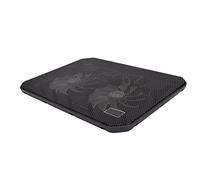 KUIDAMOS Tapis de Refroidissement pour Ordinateur Portable de Jeu, avec Deux Ventilateurs, Fonctionnement Silencieux, pour Ordinateurs Portables de Moins de 17 Pouces, Angle Ergonomique Confortable