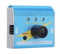 KUIDAMOS Testeur de Servo RC Testeur Numérique Multifonctionnel pour Vérifier les Servos et les ESC dans les Voitures RC, Bateaux et Hélicoptères en Alliage D'aluminium 3CH