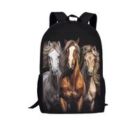 KUIFORTI Sac à dos d’école pour enfant, sac à dos de voyage décontracté de grande capacité pour garçon et fille, 43 cm, taille unique