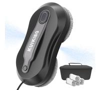 KUIKIBO Robot Laveur de Vitres 3500Pa avec Pulvérisation d'eau, Robot Nettoyeur de Vitres pour Fenêtres à Cadre ou sans Cadre, Nettoyage Automatique de Fenêtres,