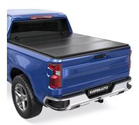 KUIPERAUTO Housse de tonneau de camion triple rigide en fibre de verre de 1,5 m compatible avec Chevrolet Silverado 1500 GMC Sierra 2007-2024 (19 classiques uniquement) - 176,8 cm