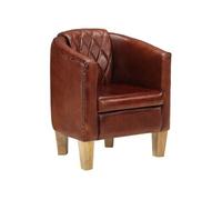 vidaXL Fauteuil Cabriolet, Chaise de Relaxation, Siège avec Accoudoirs Rembourrés, Canapé de Salon Salle de Séjour, Marron 359638