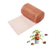 KUIRUNRX® Treillis métallique en cuivre anti-insectes 12.7cmx9m,Protection anti-limaces Haut-parterre Défense anti-limaces Electrochimique,Ruban de cuivre Contre les limaces Haut-parterre,Piège à lima