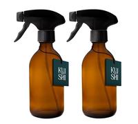 Kuishi Brown Ambre Verre Spray Container Eco Mist Eau Jardinage Liquide Nettoyage des plantes Recharge sans BPA Mister Stream Trigger Nettoyage Pompe d'aromathérapie