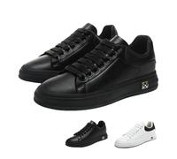 Kuisoe Elevate Chaussures de sport 10 cm pour homme - Invisible - Avec rehaussement intérieur de 4 + 6 + 8 cm - Maille respirante - Chaussures tendance - Chaussures de loisirs, Noir 4 cm, 44 EU