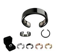 Kuisoe Neovolta VitalRing Bague d'acupression pour femme avec aimants pour perdre du poids, améliorer le sommeil et l'équilibre hormonal | Compagnon naturel de la ménopause, Métallique, no