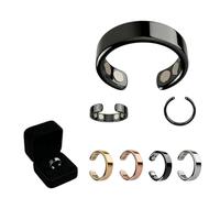 Kuisoe Neovolta VitalRing pour perdre du poids - Bague de pression sans fil pour femme - Améliore le sommeil et régule l'équilibre hormonal - Compagnon naturel pendant la ménopause, Métallique, no