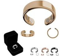 Kuisoe Nevolta VitalRing Nevolta Bague magnétique de thérapie magnétique Nevolta pour réduire et améliorer la qualité du sommeil., Métallique, no