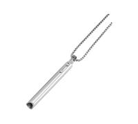 Kuisoe Vagus Whistle Whistle The Original - Original pour soulager le stress et la méditation - Aide à la respiration pour hommes et femmes - Gadgets de relaxation et de conscience pour femmes (argent