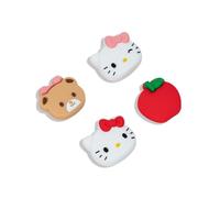 Kuitmor Capuchons de Joystick pour Switch/OLED/Lite, Embouts de Manette en Silicone Souple, Protection Antidérapante avec Motifs Kawaii en 3D, Accessoire pour Switch, Lot de 4 (Hello Kitty)