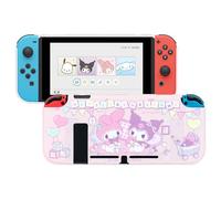 Kuitmor Étui de protection pour Switch, coque rigide intégrée à fixer, compatible avec commutateur normal et manette d'origine - KLM