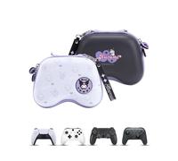 Kuitmor Kuromi Étui de protection pour manette de PS4, PS5, NS Pro, Xbox avec poche intérieure pour câbles de données et accessoires, Violet, Étui de protection universel pour manette