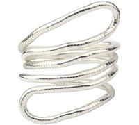 Kuiyai Collier serpent flexible et pliable multi-usages - Bijou à tortillon, Métal