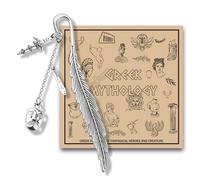 KUIYAI CryMaskUK Marque-page avec breloque Muse de la tragédie grecque pour les amateurs de livres, cadeau pour les amateurs d'histoire, cadeau de déesse mythologique
