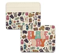 KUIYAI Flare Day Porte-cartes de crédit de sensibilisation aux maladies chroniques Cadeau invisible pour femme (flareDayWallet)