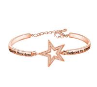 KUIYAI Hamilton Broadway Cadeau musical My Thoughts Have Been Replaced by Hamilton's Lyrics Bracelet For Her, 2.1 centimeters, Cuivre