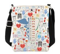 KUIYAI MA Sac à bandoulière pour infirmière, cadeau d'appréciation pour infirmière, assistant médical, sac à bandoulière pour femme (MA Medical)