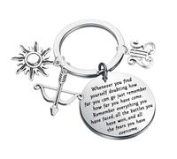 KUIYAI Porte-clés dieu grec de la Grèce antique, Dieu du soleil, mythologie grecque, cadeau de camp de sang-mêlé (WheneverApolloUK)