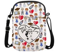 KUIYAI Sac à bandoulière à fermeture éclair pour fans de séries télévisées (qui aiment Lucy)