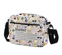 KUIYAI Sac à bandoulière en toile avec fermeture éclair pour témoin de Jéhovah Witness Merchandising Hébreu Israélite Cadeau JW