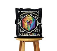 KUIYAI Sac de courses « Equal Rights Gift When Someone Attacks One Party Member We All Roll For Initiative »
