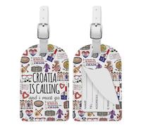 KUIYAI Souvenirs de voyage Croatie, Croatia is Calling and I Must Go Étiquette de bagage, cadeau croate, cadeau de voyage en Europe (croatiaCallingUK)