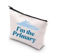 KUIYAI Yachting Gift Yacht Sailing Gift Reality TV Show Merch I'm The Primary Makeup Pouch Bag Below Deck Gift for Fans, Je suis la Primaire, Mode