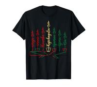 Kujichagulia Nguzo Saba Kwanzaa Kinara Principes Script Art T-Shirt
