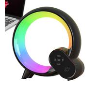 Kukecai Enceinte avec Lumières - Lampe de Chevet à Lumière Réglable | Lampe de Chevet et Son Mobile Multifonction - pour et Adultes à la Maison au Bureau dans Le Salon la Chambre ou