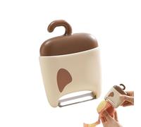 Kukecai Éplucheur De Fruits | Grattoir Multifonctionnel Innovant | Épluche-Légumes pour Cuisine avec Brosse - pour Cuisine Maison Pomme de Terre Carotte Poire et Voyage