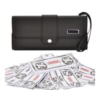 Kukecai Porte-Monnaie avec de l'argent Factice - Dispositif à Piles pour Truc et Astuce de Blague - Sprayeur d'argent pour Farces,pour Fête Pendaison de Crémaillère Anniversaire Noël Remise des