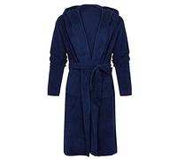 KUKICAT Peignoir Bain Homme Capuche Grande Taille Peignoir de Bain pour Homme avec Capuche Towelling Robe Baignoire Couple Couleur Unie Unisexe