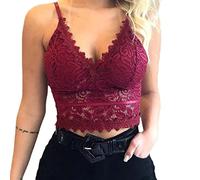KUKICAT Soutien-Gorge Dentelle Femme Grande Taille Bralette sans Armature Ouverture et Fermeture sur Devant Couverture complète Brassière de Yoga Sport