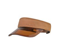 KUKICAT Woman Casquette de Protection UV en Plastique PVC Casquette Pare-Soleil avec Visières de Soleil Transparent Chapeau de Golf Casquette de Plage, Taille unique