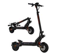 Kukirin G2 Master Trottinette Électrique Tout-Terrain 10 Pouces À Suspension Intégrale, Double Moteur 2400 W, 52 V 20,8 Ah, Vitesse Maximale 60 Km/H, Autonomie 70 Km (Dernière Version - Yc) - Noir