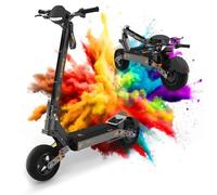 Kukirin G4 - Trottinette Électrique Pliable - Moteur 2000w - Batterie 20ah 60v - Autonomie 75km - 11'' Pneu - Max 70km/H - Nior Multicolore
