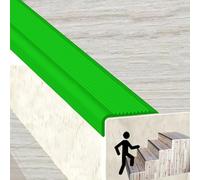 KUKIXKK Bordure d'escalier, marches arrondies, moulure de Nez de Marche, Couvre-marches pour escaliers en Bois, Bandes antidérapantes de Protection des Bords, Largeur 1,5 x 4 cm(Green,3m/9.84ft)