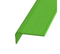 KUKIXKK Nez de Marche en Caoutchouc antidérapant, antiderapant escalier Protection adhésive pour marches d'escalier, pour escaliers intérieurs et extérieurs, Largeur : 3 x 7 cm(Green,3m/9.84ft)