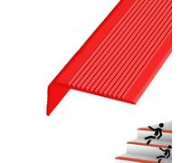 KUKIXKK Nez de Marche escalier, Nez de Marche extérieur, antiderapant escalier, d'escalier-Protection, pour la Sécurité au Travail et la Vie,(Rosso,70in/1.77m)