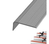 KUKIXKK Nez de Marche escalier, Nez de Marche extérieur, antiderapant escalier, d'escalier-Protection, pour la Sécurité au Travail et la Vie,(Gray,70in/1.77m)