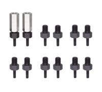 Kukko-18-0-AS-Sets d'adaptateurs filetés (filetages M4,M5,M6,M8,M10,M12)